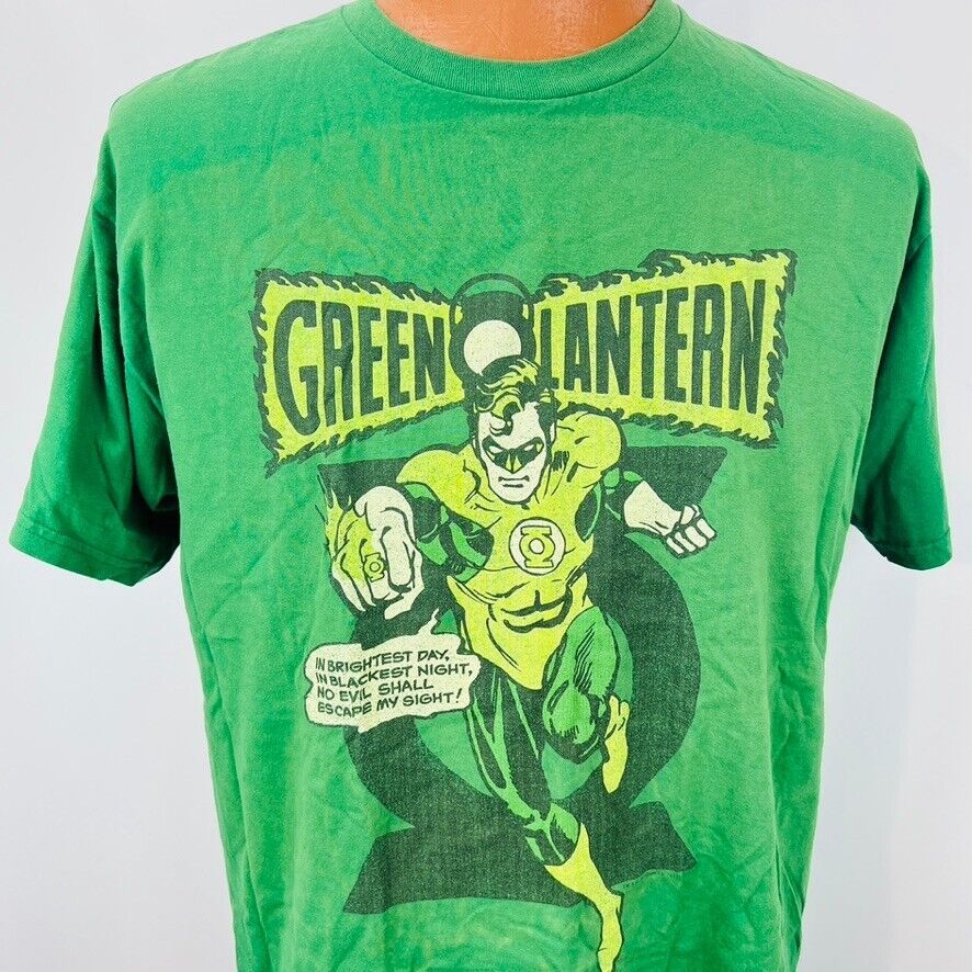 Primary image for Vintage Green Lantern T Shirt L DC Comics In Brightest Day In Blackest Night