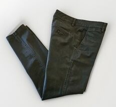 Vince Slim Straight Chino Pants Womens 6 Green Modern Stretch Cotton Tro... - $24.94