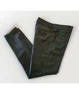 Vince Slim Straight Chino Pants Womens 6 Green Modern Stretch Cotton Tro... - €21,41 EUR