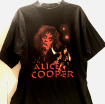 ALICE COOPER 1999 Tour Nightmare Vintage Black Red Concert T-shirt XL (48) - £123.44 GBP