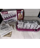 Conair Wavemaker Hair Curlers 20 Hot Rollers &amp; Clips Pageant HS16 Tested - $34.58