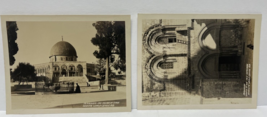 Lot 2 Jerusalem Photos The Mosque of Omar &amp; Church of the Holy Sepulcher 5x4 - £9.49 GBP