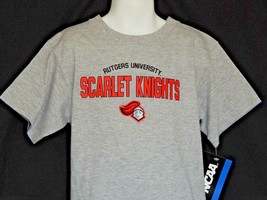 Boys T-shirt Rutgers University Size Small 4/5 Kids Scarlet Knights Short Sleeve - £9.61 GBP