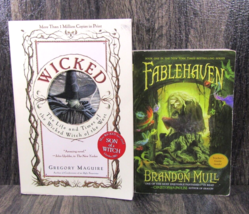 Fablehaven and Wicked Fantasy Paperback Book Lot Brandon Mull Gregory Ma... - £6.99 GBP