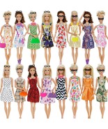 Clothes And Accessories For Barbie Doll 32 Pack Party Dress Outfit Glass... - £14.03 GBP