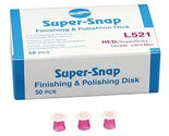 Shofu Dental Corp L521 Super-Snap Disks Super Polishing Mini Dk Red 50/Bx - $29.04