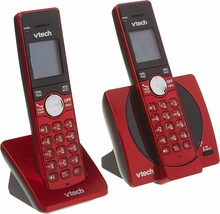 Vtech Cs6919-26 Dect 6.0 Cordless Phone With 2 Full Duplex Handsets - Red - $1,820.03 MXN