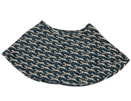 JETE Womens Skirt  Blue Tiger Print Circle Skirt Stretch Plus Size 3X - $18.23