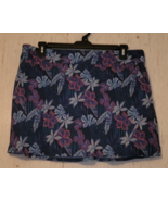 NEW WOMENS REEL LEGENDS FLORAL PULL ON COVERUP SKIRT W/ POCKETS   SIZE XL - $499.82 MXN