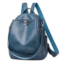 2023 Hot High Quality Leather Backpa Women High Capacity Travel Backpack School  - £154.03 GBP