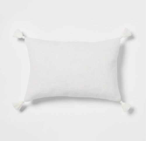 Threshold Decorative Pillow With Fringe For The Ancora Border Print Comf... - $21.99