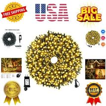 Cascada De Luces 670 LED Navideñas 66FT Decoracion Navidad Para Exterior... - $58.63