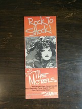 Vintage 1985 Rock to Shock New Album by The Motels Original Ad 721 - £5.20 GBP