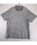 Under Armour The Performance Polo Shirt Men&#39;s XXL Loose Short Slv HeatGe... - $30.71 CAD