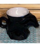 Vintage Frankoma  Pottery, Dem. Political Mug, Black Glaze - $26.88 CAD