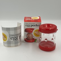 The Negg Boiled Egg Peeler – Fast &amp; Easy Egg Shell Remover Red NEW - $281.42 MXN