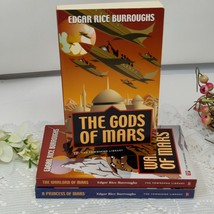 3XThe Martian Tales Of Edgar Rice Burroughs Warlord, Gods &amp; Princess Of ... - $9.98