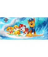 The Paw Patrol Beach Towel measures 28 x 58 inches - £13.19 GBP