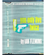 You Only Live Twice HB w/dj- Fleming-1964-240 pages-Book Club Edition-Ja... - £23.72 GBP
