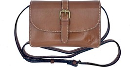 Patricia Nash Torri Crossbody Bag Brown Leather Handbag NWOT - $88.11