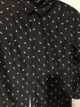 Men’s Blue Sailboat Print Long Sleeve Button Down Shirt Large - $6.99
