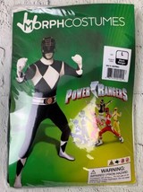 Black Ranger Bodysuit Halloween Superhero Man One Piece Suit - £41.95 GBP