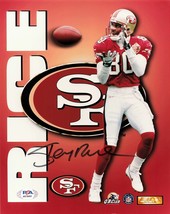 JERRY RICE signed 8x10 photo PSA/DNA San Francisco 49ers Autographed - £119.54 GBP