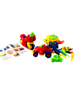 3 Kidtastic Take Apart Toys Motorcycle Dinosaur Car Tools Misc Pieces - £23.52 GBP