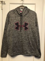 NWT Women&#39;s UNDER ARMOUR Gray Pullover  Cold Gear Hoodie Sweat Shirt M - $19.79