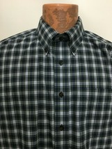 L.L. Bean XLT Plaid Cotton Long-Sleeve Shirt Button-Down Wrinkle Resistant - £19.19 GBP