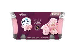NEW Glade Angel Whispers Floral Scented Jar Candles set of 2 air freshener 6.8oz - £8.73 GBP