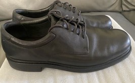 Rockport Men&#39;s Leather Black Shoes Size Uk 10, Eu 44 - $49.99