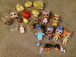 Guc Lol Surprise Doll Lot Of 6 & Accessories 25pcs Fast Shipping - $27.49