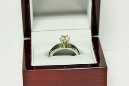 Camo Ring~Mossy Oak~Obsession~Engagement~1 CT CZ~14k YG Prong Set~8.5 Sz~Wedding - £237.71 GBP