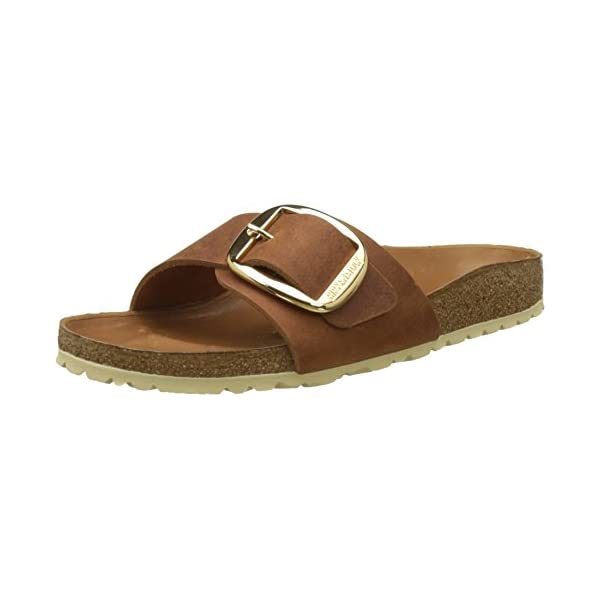 Birkenstock Women&#39;s Madrid Big Buckle Mules, Brown (Cognac), 5.5 UK  - £208.47 GBP