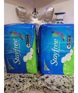 Lot of 2 Stayfree Ultra Thin Super Long Pads with Wings 32 Pads Each - $54.14 CAD