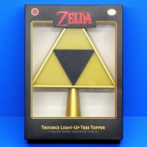 The Legend Of Zelda Triforce Plug In Light Up Christmas Tree Topper Mario Star - £23.90 GBP