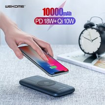 WECOME - Original WK 10000mAh Qi Wireless Charger Power Bank Quick Charg... - £63.80 GBP