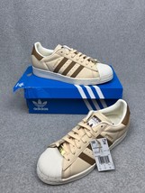 Adidas Originals Superstar Sand Strata Brown Desert Mens 9.5 Unisex IF1580 80s - $99.98