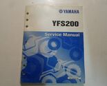 1991 Yamaha YFS200 Service Réparation Atelier Manuel Usine Neuf - $144.73