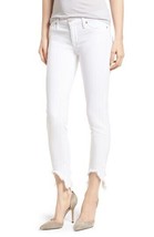 allbrand365 designer Womens Mid Rise Skinny Crop Jeans Size 27 Color White - £204.13 GBP