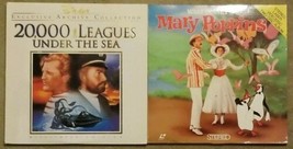 20,000 Leagues Under The Sea &amp; Mary Poppins LaserDisc Lot Disney - £16.11 GBP