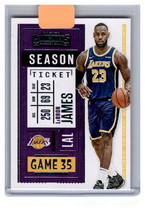 2020-21 NBA Panini Contenders LeBron James #81 Base LA Lakers QTY - £1.16 GBP