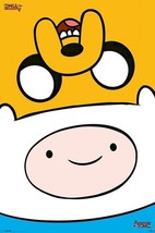 Adventure Time Poster ~ Upside Down 24x36 Cartoon Network Finn Jake Ooo - £6.81 GBP