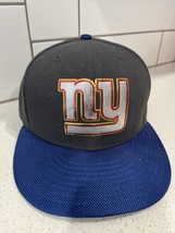 New York Giants New Era 59FIFTY Fitted Hat 7 1/4 Gray Blue Gold Red - £13.84 GBP