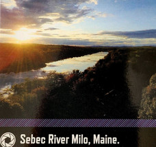 C2020s Maine Postcard Unposted Milo Sebec River Piscataquis County 1 E98H - £15.46 GBP