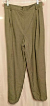 Harve Benard Lined Tweed Wool Slacks High Waist Size 10? or 12? MEASUREMENTS - £10.96 GBP