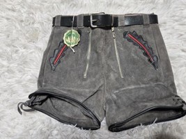 Frankenwald Childs Mens Lederhosen Shorts Leather German Belt 98 Horten ... - $37.00 CAD