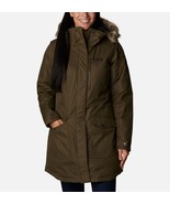 New Columbia Women&#39;s Suttle Mountain Long Insulated Jacket Olive Green L... - £131.44 GBP