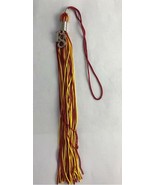 NEW Red &amp; Yellow/Gold Class of 2018 Silver Charm Graduation Tassel 9&quot; Jo... - £5.54 GBP